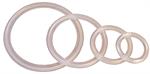 1.5^ Clear silicone tri clamp gasket