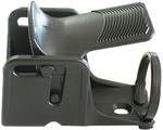 Black plastic squeeze clamp