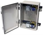 Enclosure with 2 - 3/4^ NPT Port 120V AC Dema Water Valves