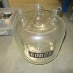 Used 1 1/ 2^X1 1/2^X1 1/2^ Surge glass jar