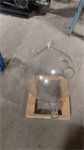 Used UN 2^X2^X2^ offset glass jar only